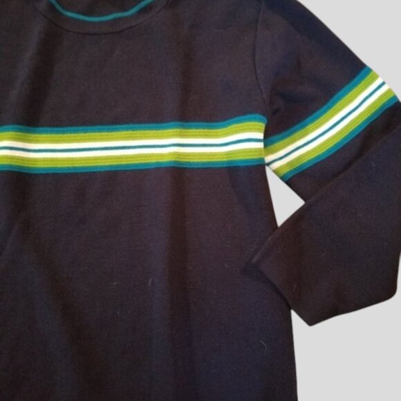 * NORTH WEST BLUE Navy Blue Knit Pullover Sweater Mens MEDIUM - Picture 2 of 4